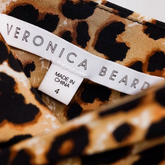 Veronica Beard Leopard Ari Skirt - Picture 1 of 5